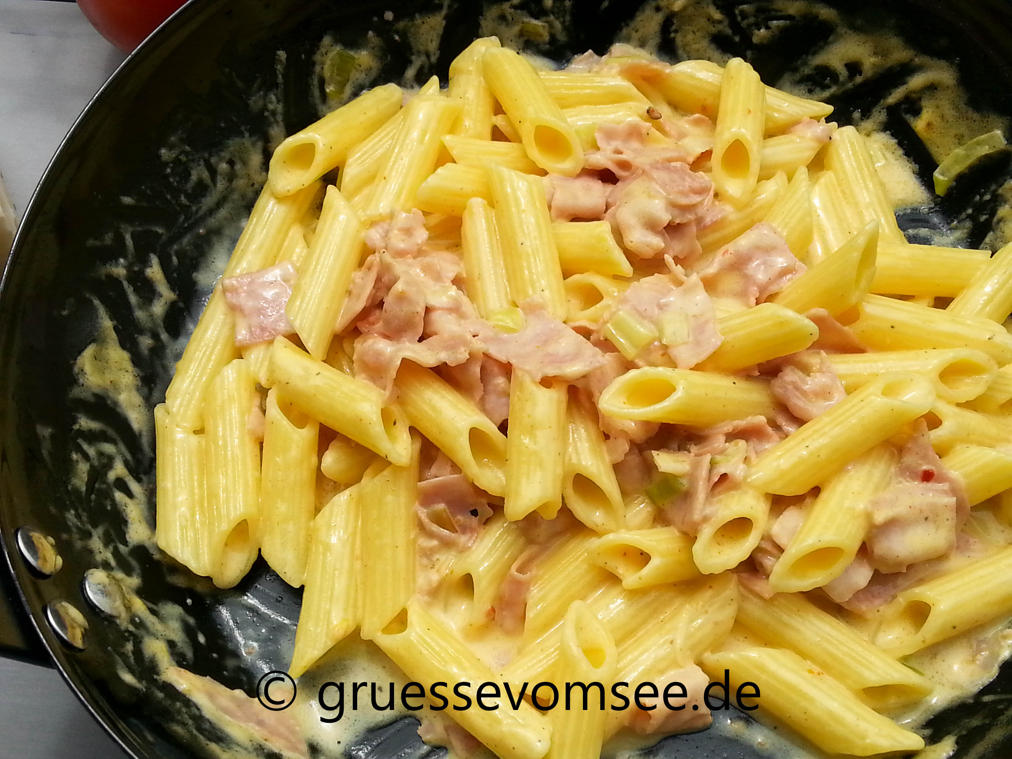 Nudeln_Schinken_Käse_Sosse