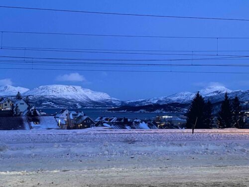 Narvik Bahnhof Fjord