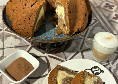 glutenfreier guglhupf mit käsekuchenkern