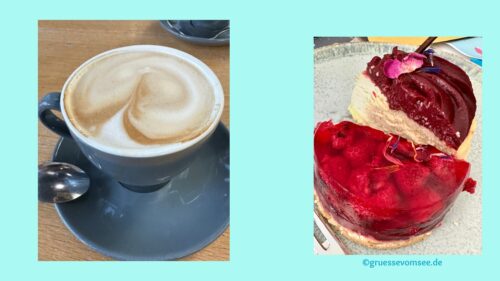 Törtchen von eugens und maroons. Kaffee in Freiburg 