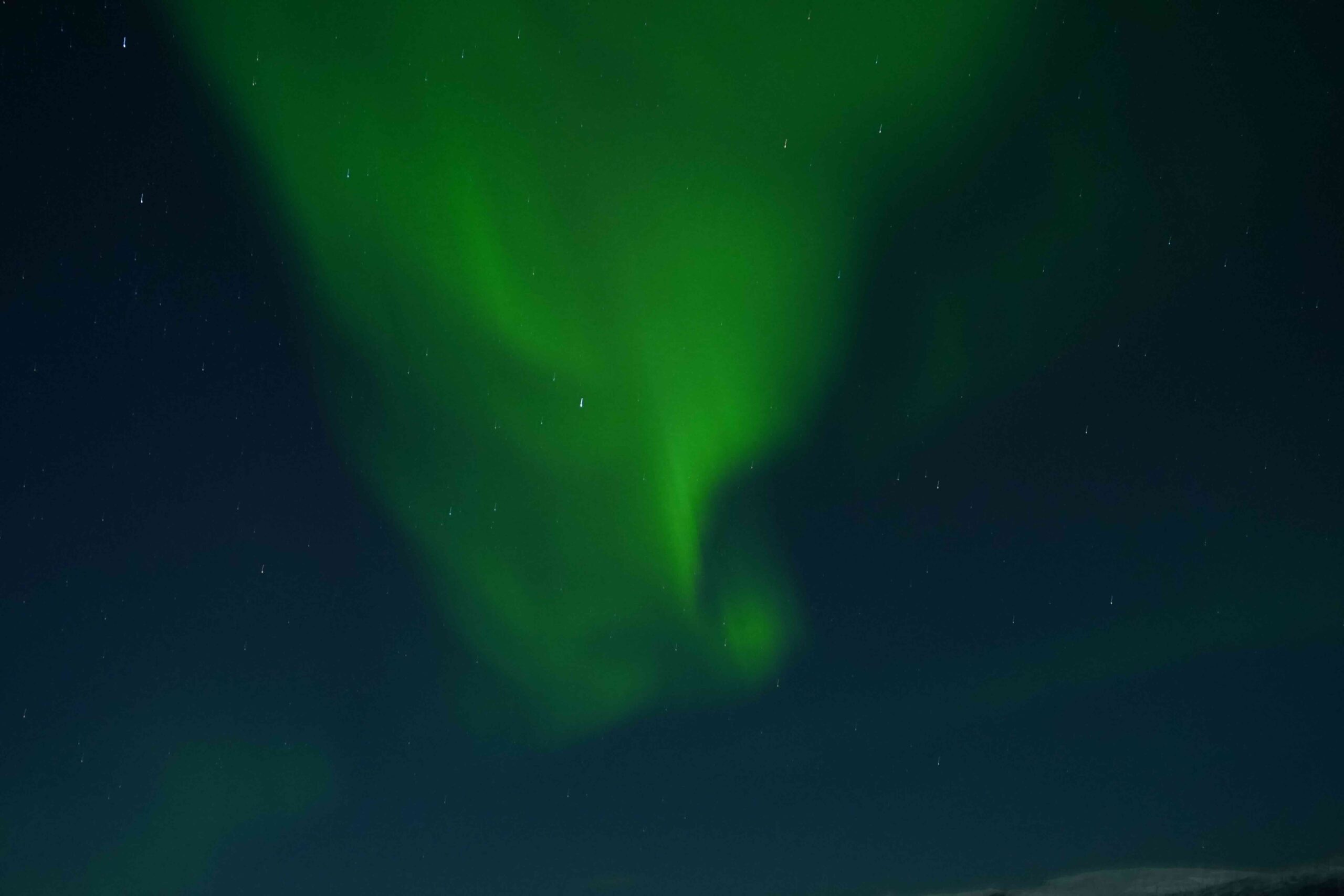 grünes Nordlicht