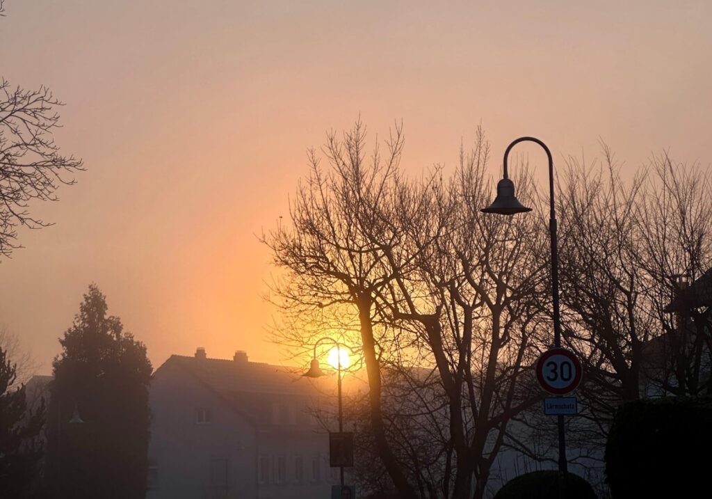 Sonnenaufgang Wintersonne