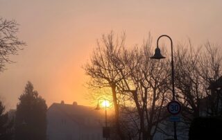 Sonnenaufgang Wintersonne