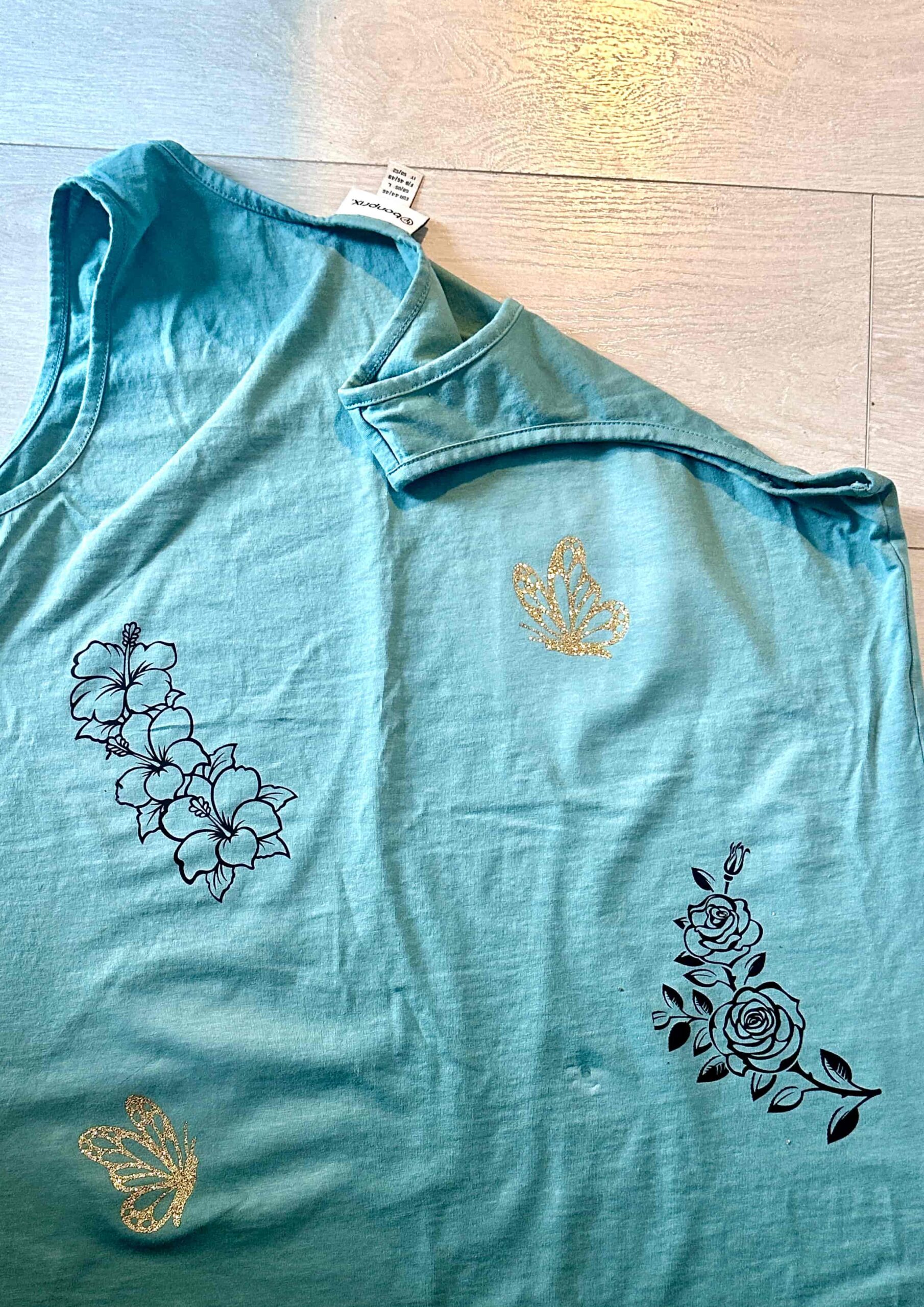 Gluecksmomente-juni-gruessevomsee-cricut-maker-t-shirt-iron-on